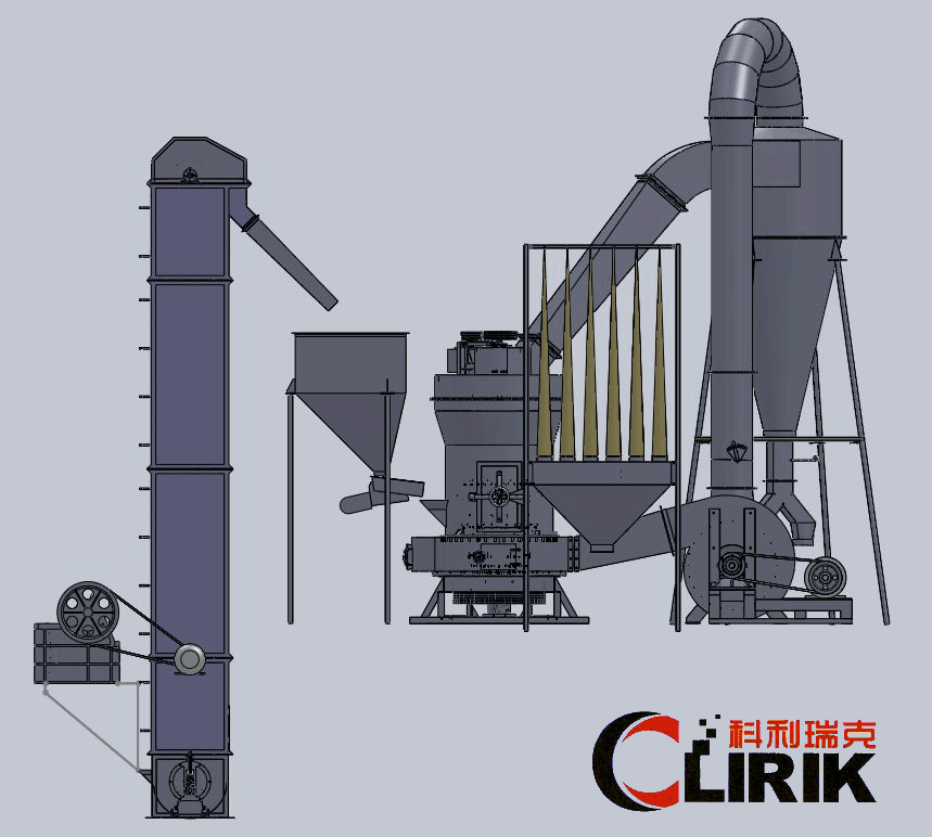 Barite high pressure grinder